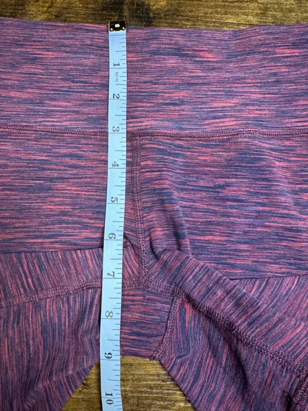 Alo Yoga Space Dye High Waisted Biker Shorts Purple Pink Size XS